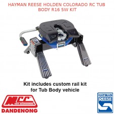 HAYMAN REESE FITS HOLDEN COLORADO RC TUB BODY R16 5W KIT